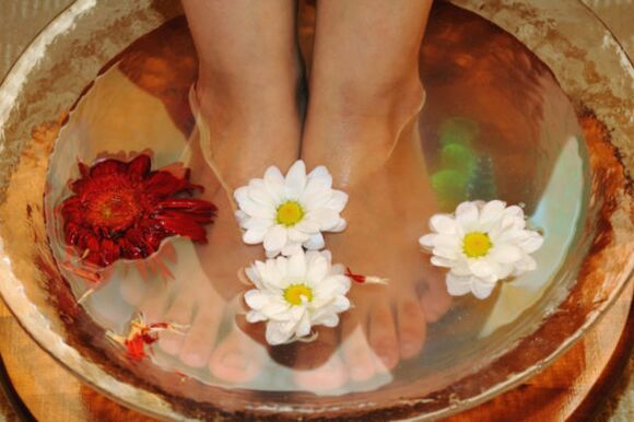therapeutic foot bath for psoriasis
