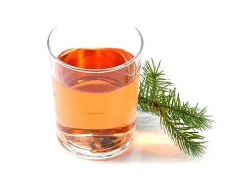 decoction of spruce branches from psoriasis