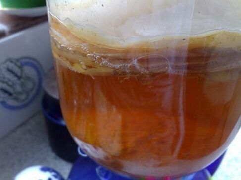 infusion of kombucha from psoriasis